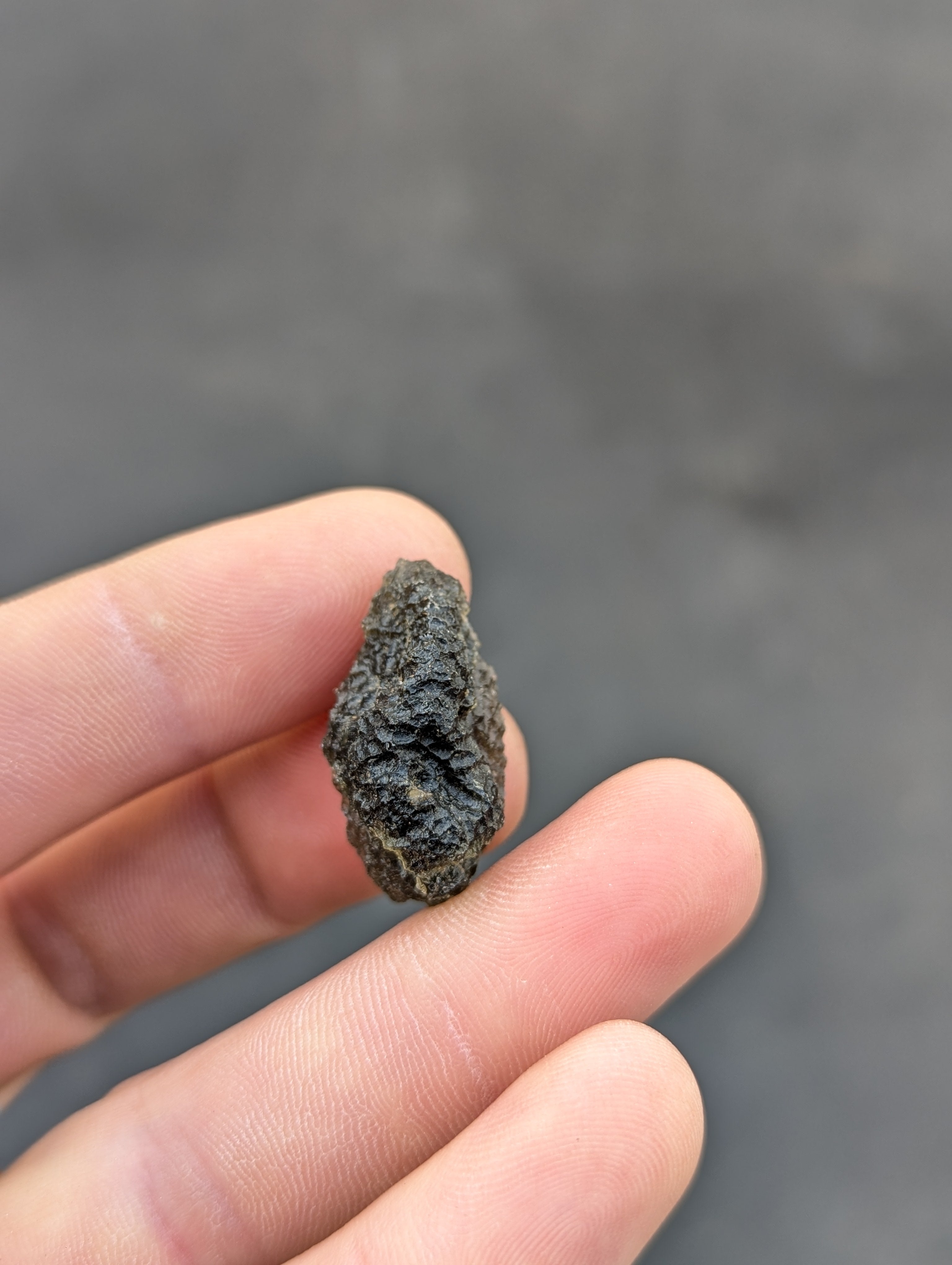 Moravian Moldavite – Dukovany | 6.45 g | Unusually Sculpted Collector Specimen