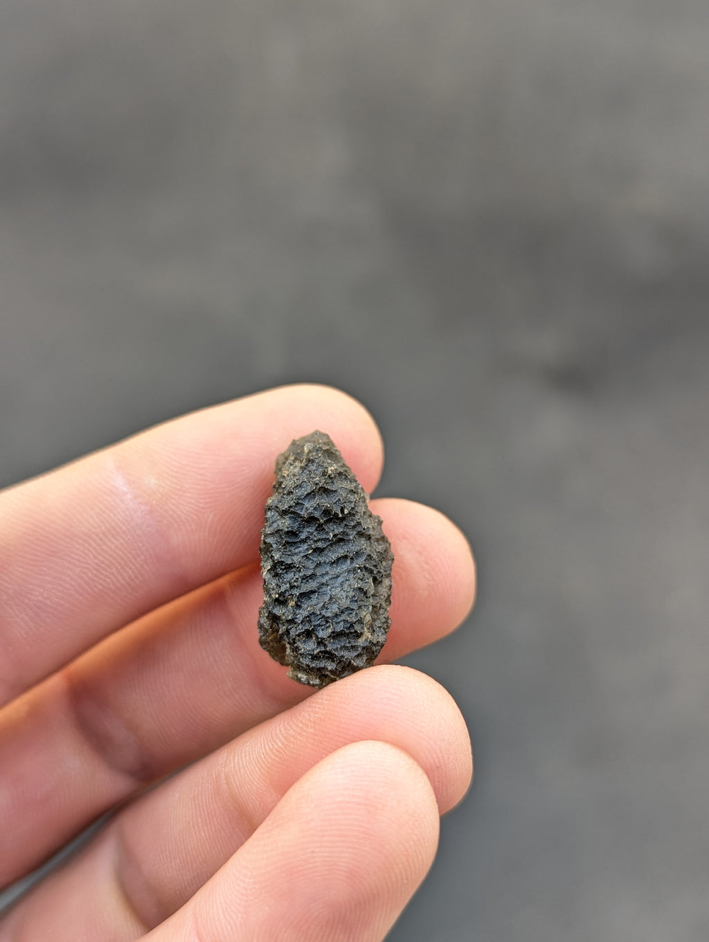 Moravian Moldavite – Dukovany | 6.45 g | Unusually Sculpted Collector Specimen