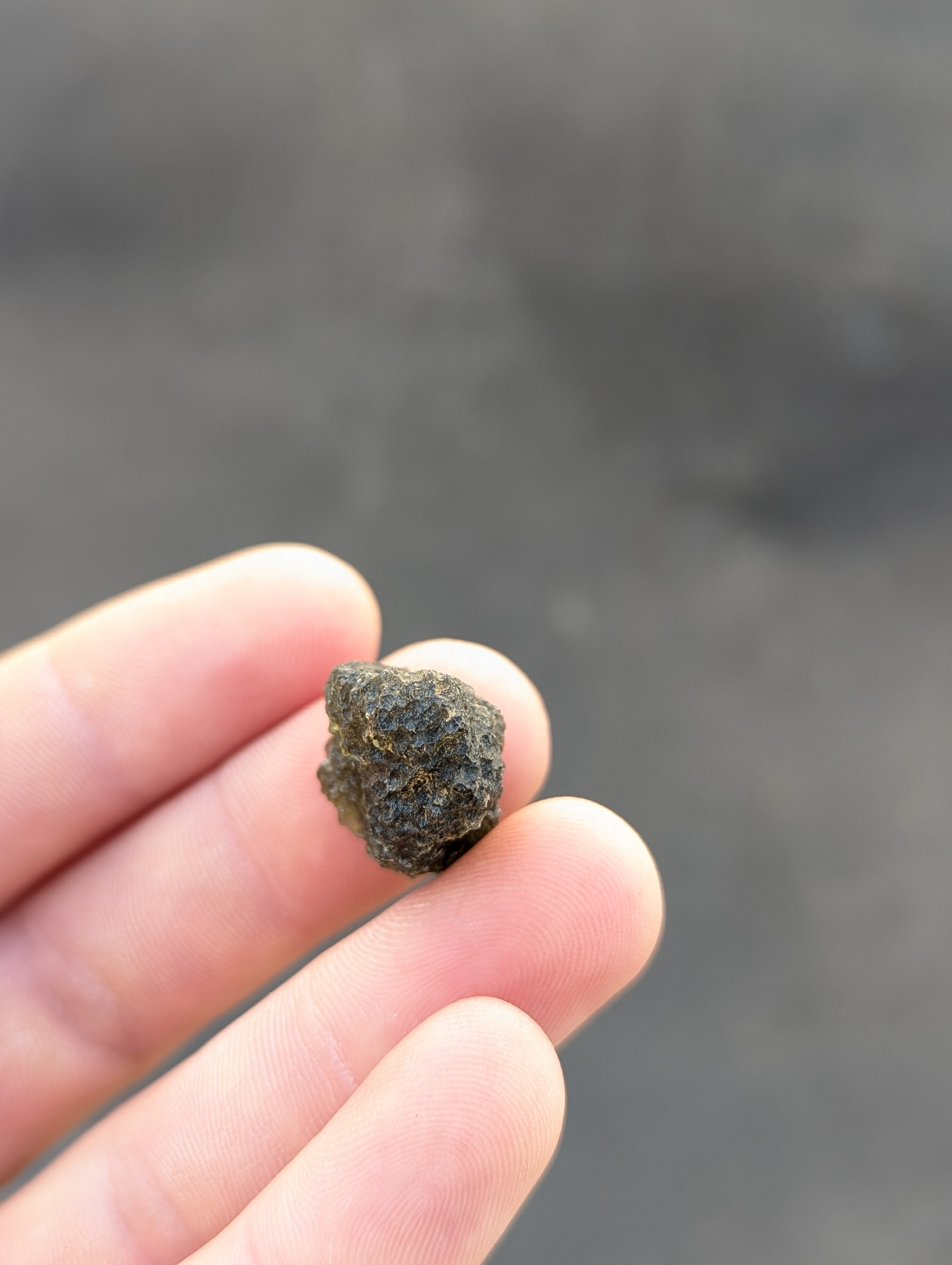Moravian Moldavite – Dukovany | 6.45 g | Unusually Sculpted Collector Specimen