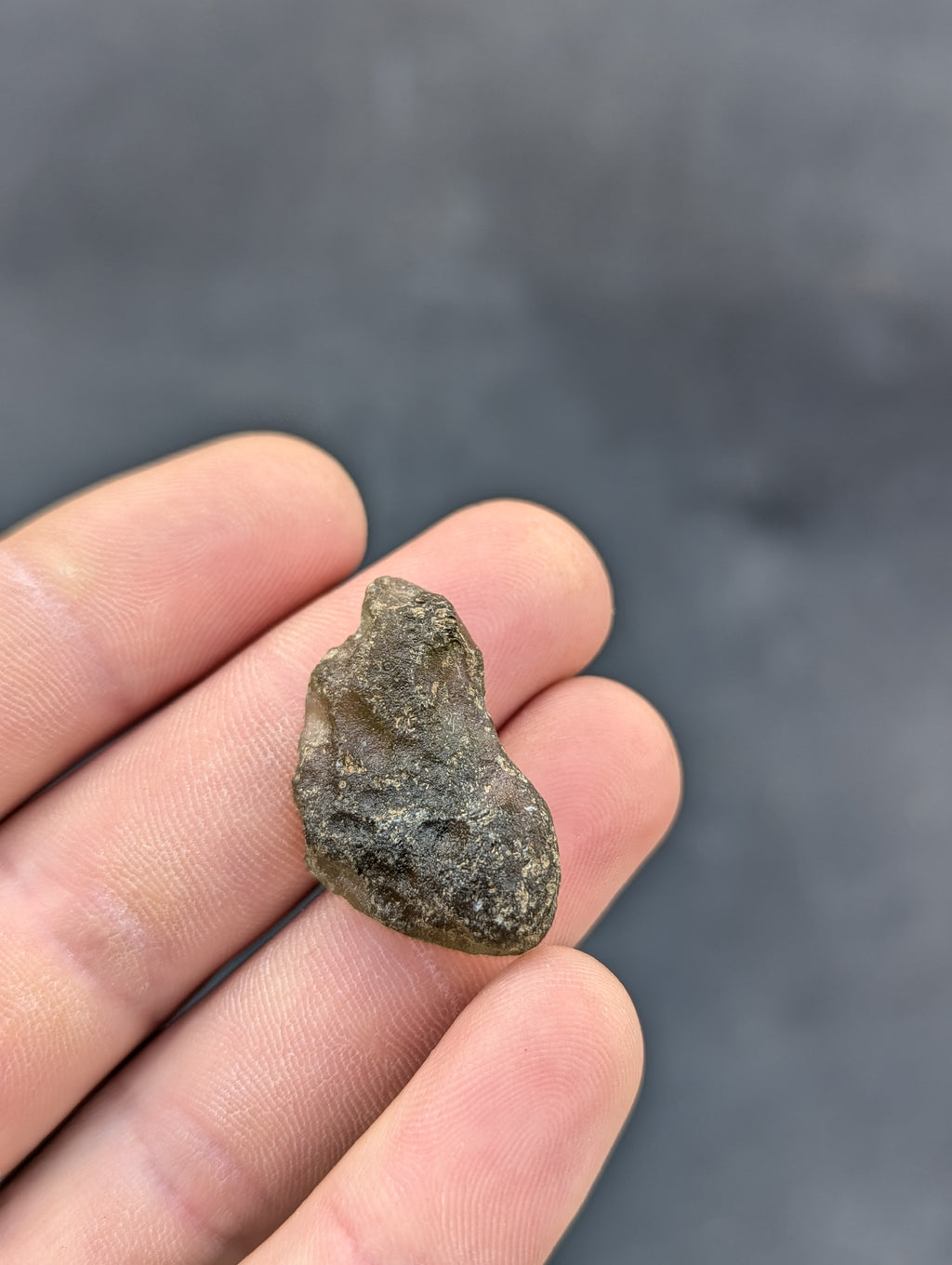 Moravian Moldavite – Kordula | 5.25 g | Apple Green Heart-Shaped Collector Specimen