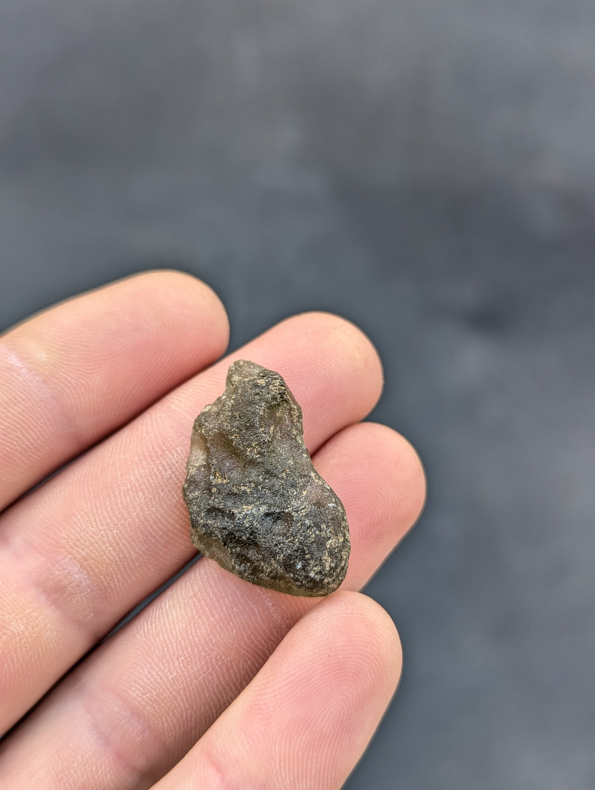 Moravian Moldavite – Kordula | 5.25 g | Apple Green Heart-Shaped Collector Specimen
