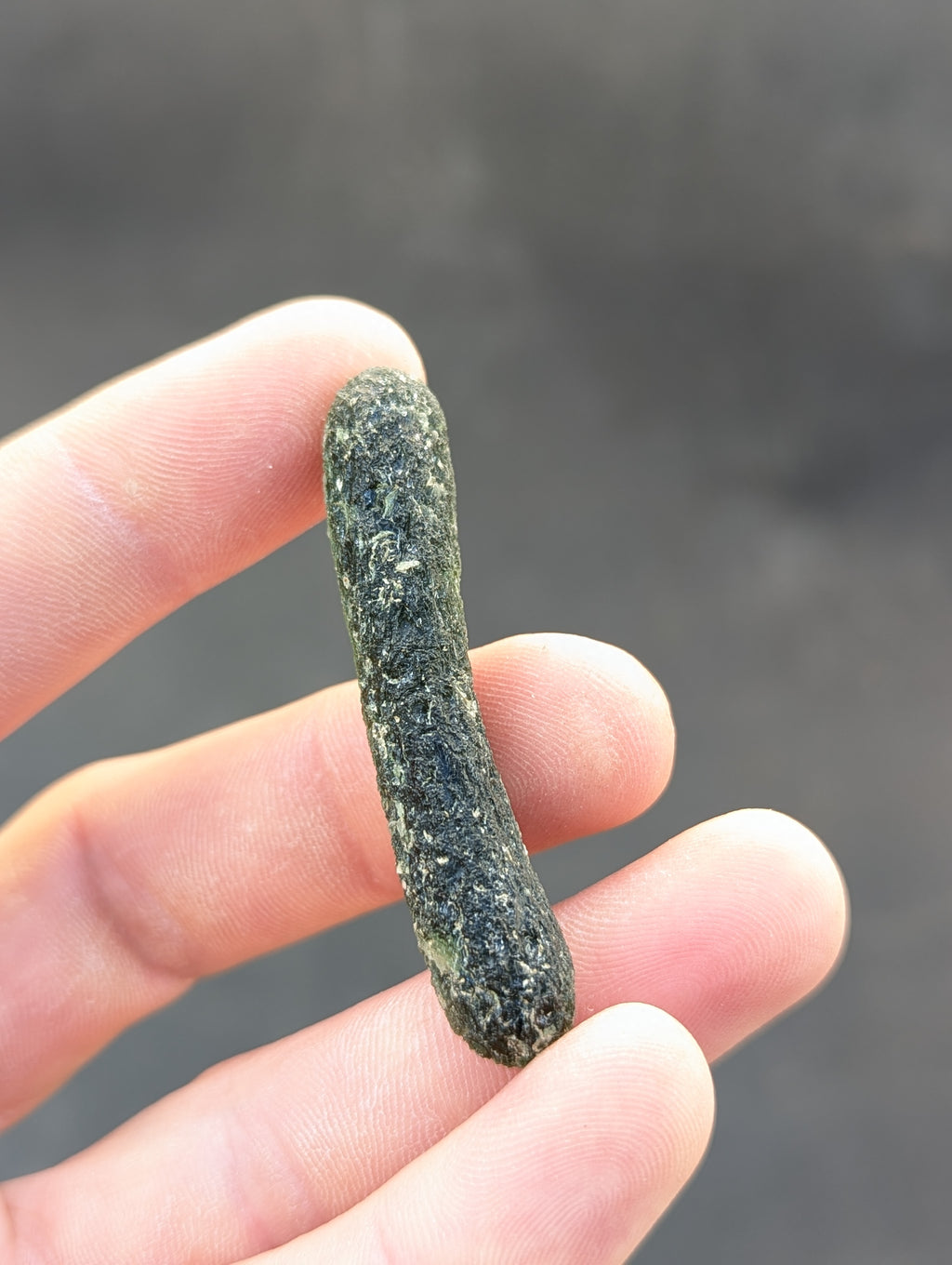 Bohemian Moldavite – Jankov | 12.04 g | Apple Green Biscuit Collector Specimen