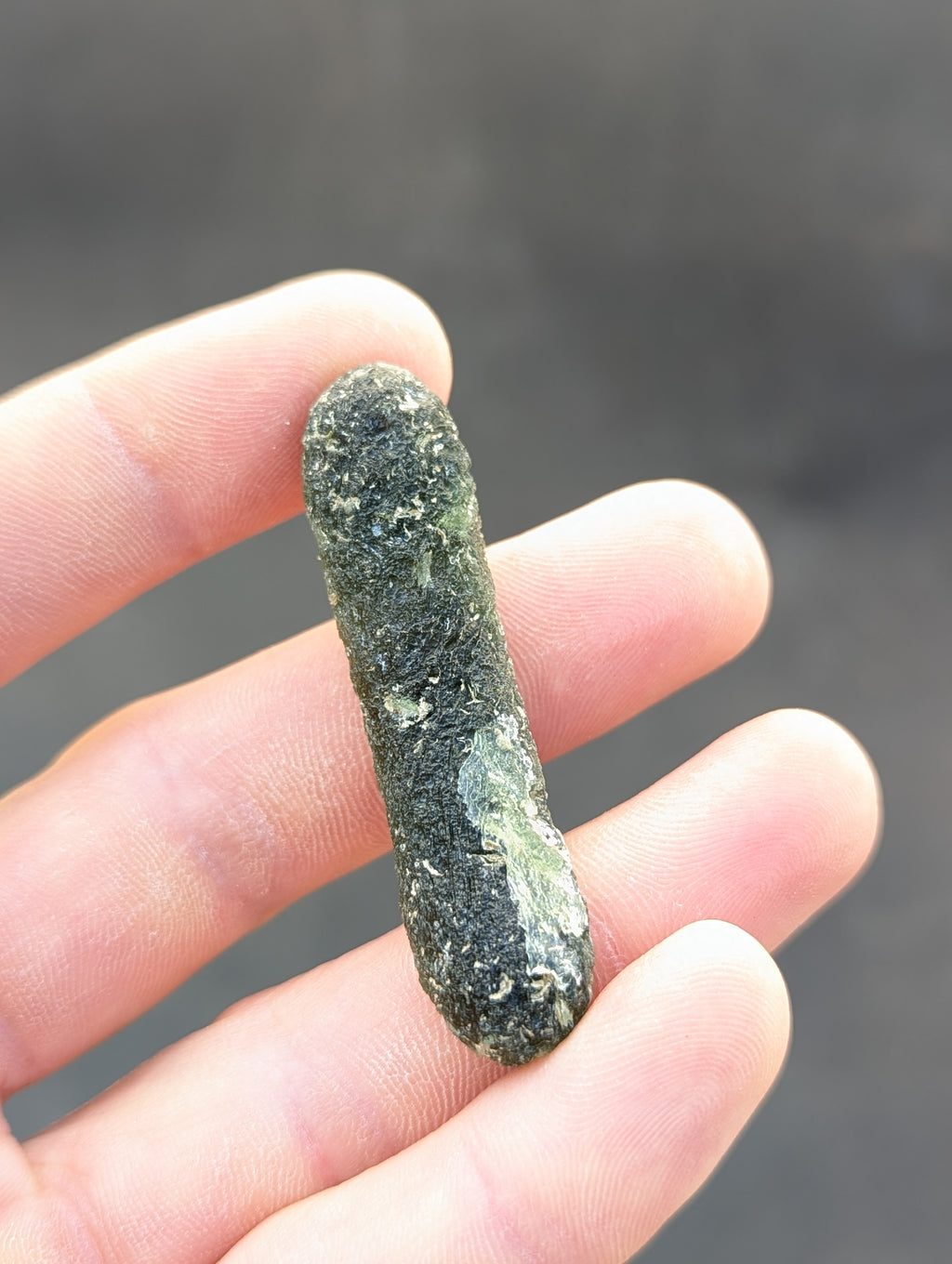 Bohemian Moldavite – Jankov | 12.04 g | Apple Green Biscuit Collector Specimen