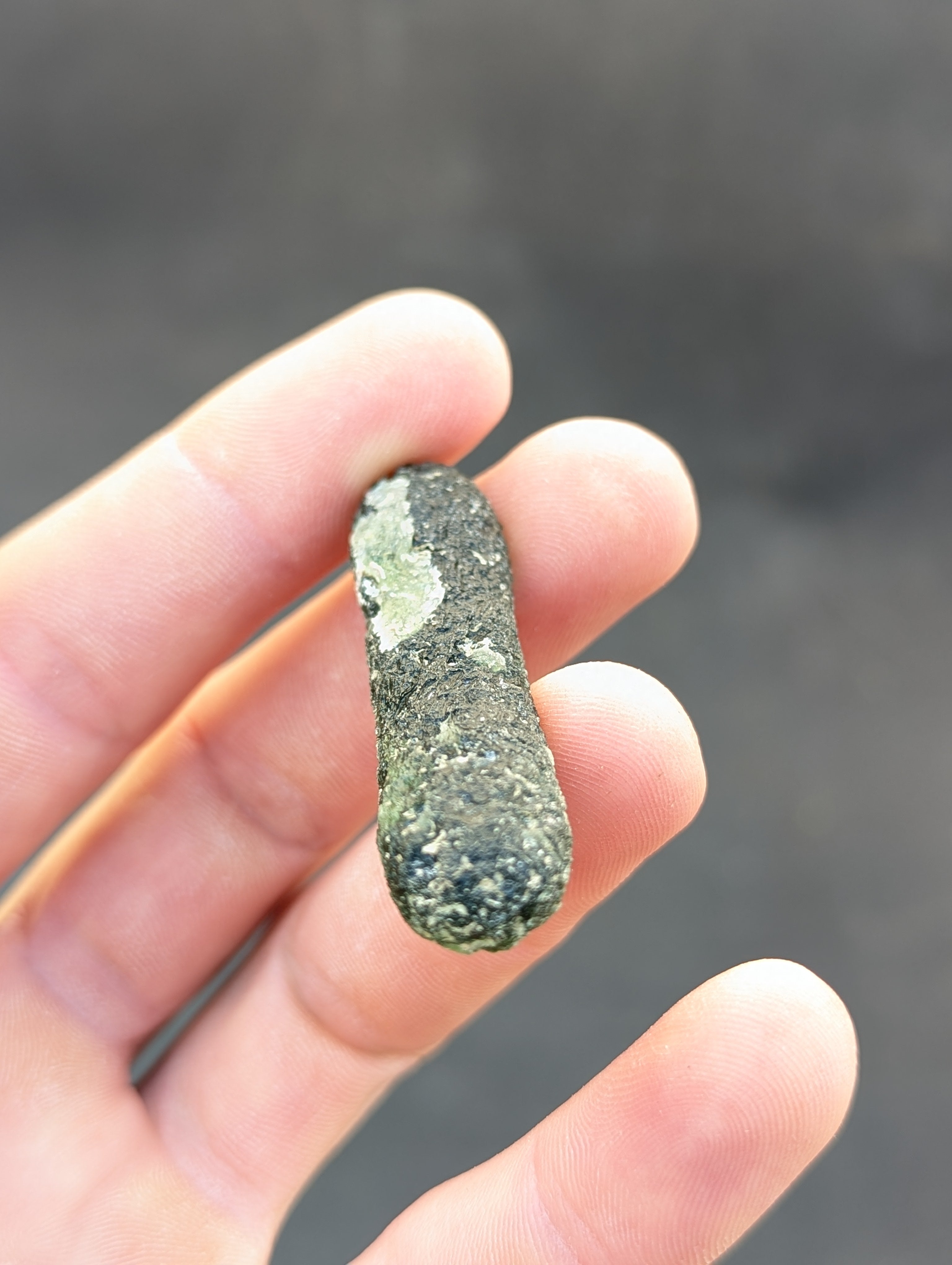 Bohemian Moldavite – Jankov | 12.04 g | Apple Green Biscuit Collector Specimen