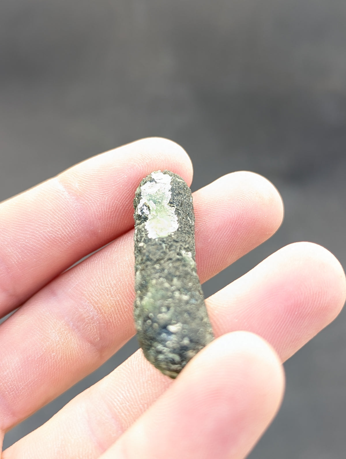Bohemian Moldavite – Jankov | 12.04 g | Apple Green Biscuit Collector Specimen