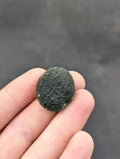 Bohemian Moldavite – Jankov | 9.54 g | Apple Green Disk-Shaped Specimen