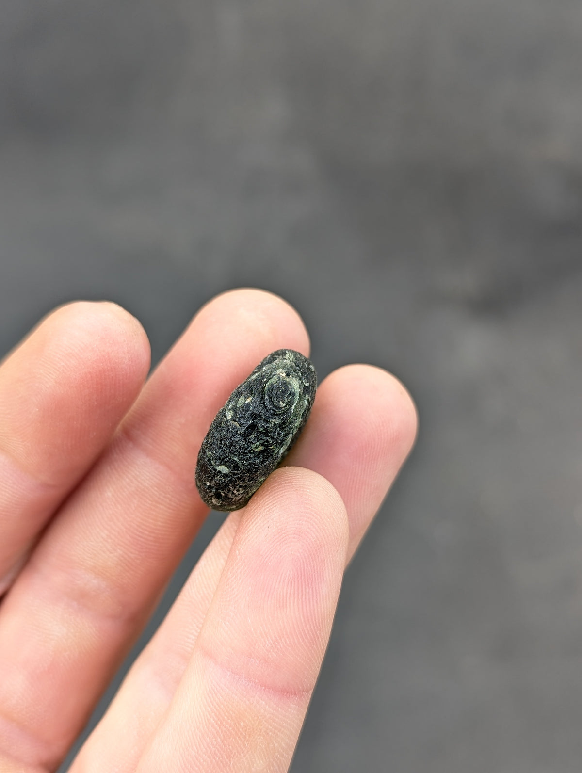 Bohemian Moldavite – Jankov | 9.54 g | Apple Green Disk-Shaped Specimen