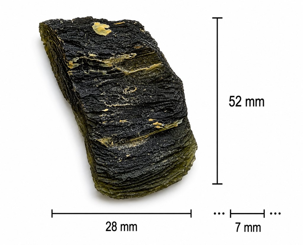 Natural Moldavite - Slavče (Vrábče) - 25.71g