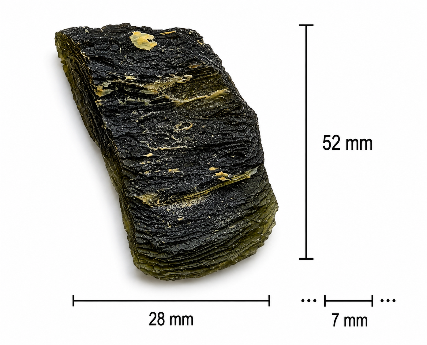 Natural Moldavite - Slavče (Vrábče) - 25.71g