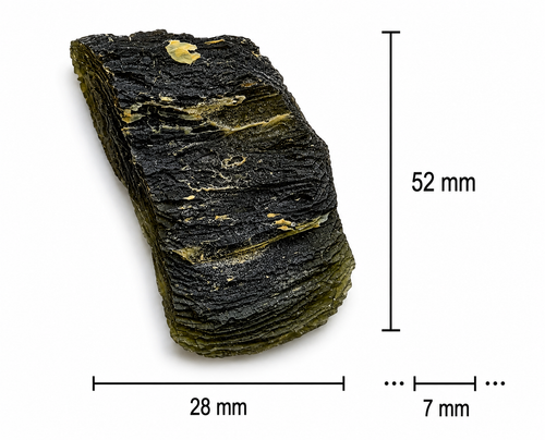 Natural Moldavite - Brusná - 25.71g