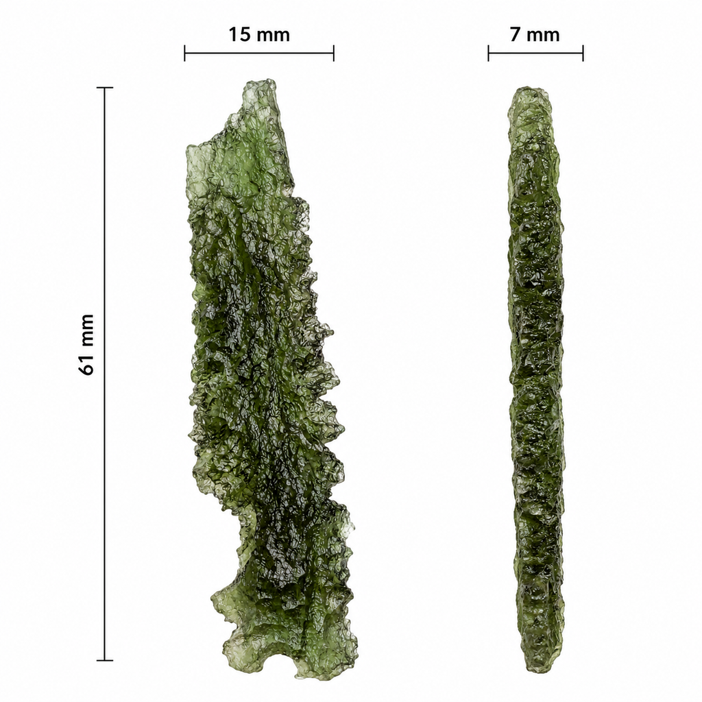 Natural Moldavite - Dobrkovská Lhotka - Bažina 5.19g