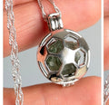 Ag 925 sterling silver necklace with natural light green Brusná 4.37 g moldavite in silver cage pendant  - front view.