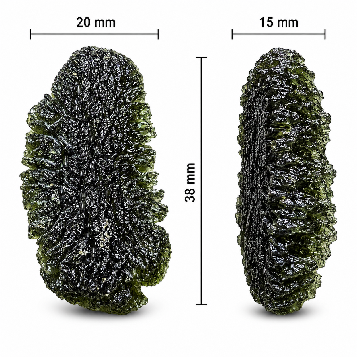 Natural Moldavite - Olešnice - 11.82g