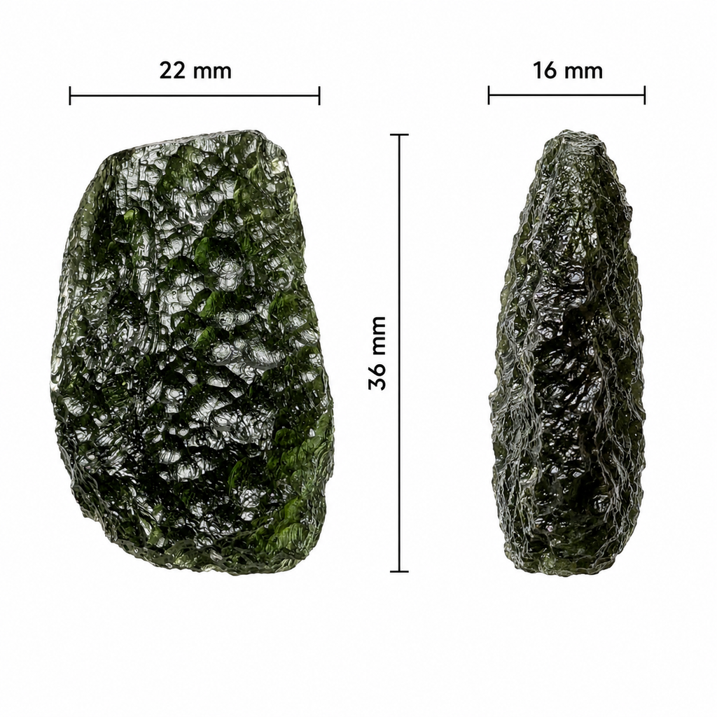 Natural Moldavite - Krasejovka - 14g