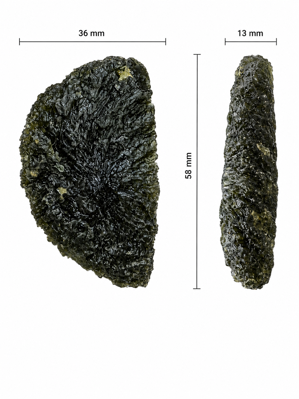 Natural Moldavite - Krasejovka - 41 g