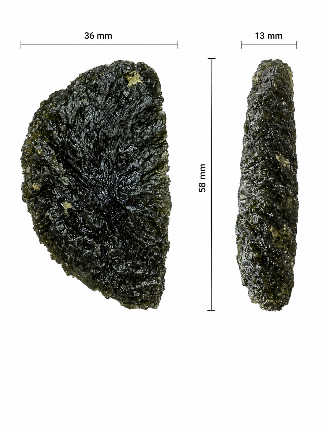 Natural Moldavite - Krasejovka - 41 g