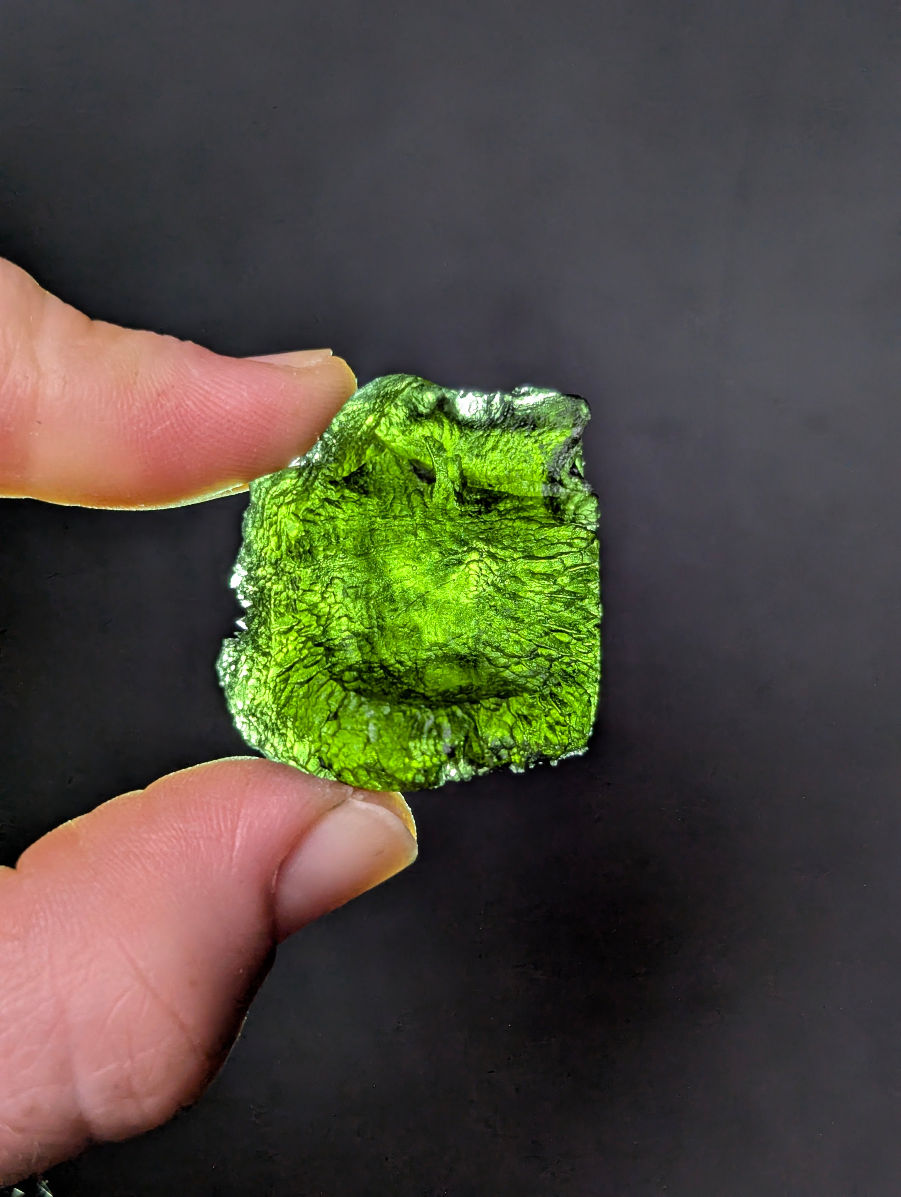 Natural Moldavite - Olešnice - 13.87g